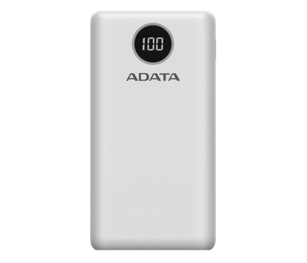 ADATA Power Bank P20000QCD 20000mAh biały - 645543 - zdjęcie
